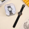 FUYADA's light luxury and simple pointer watch is a quartz watch specially designed for students and examinees. It features a clear scale and a silicone strap that won't get tiring even after long-term wear. It is versatile for daily outfits. It is a basic retro disc pointer watch with a high level of appearance Specification image